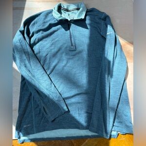 Nike Teal Quarter-Zip Pullover
